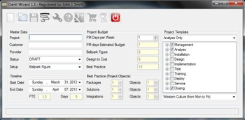 Gantt Wizard screenshot