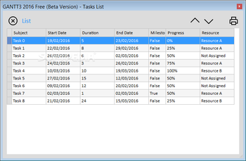 GANTT3 screenshot 2