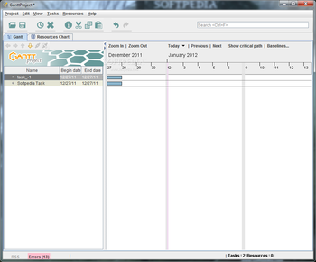 GanttProject screenshot