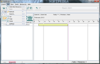 GanttProject screenshot 4