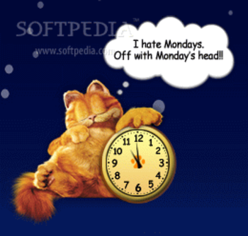 Garfield 2 Clock screenshot 2