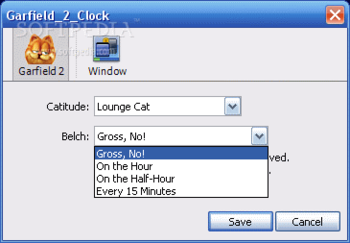 Garfield 2 Clock screenshot 3