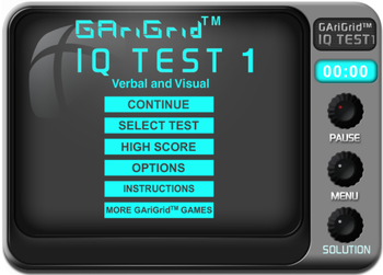 GariGrid IQ Test 1 screenshot
