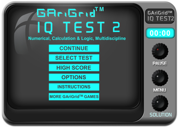 GariGrid IQ Test 2 screenshot