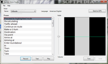 Garmin Voice Studio screenshot 3