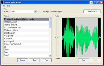 Garmin Voice Studio screenshot 4