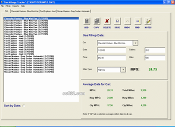 Gas Mileage MPG Tracker screenshot 2