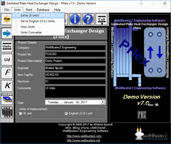 Gasketed Plate Heat Exchanger Design screenshot 11