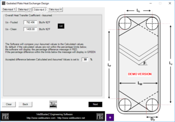 Gasketed Plate Heat Exchanger Design screenshot 5