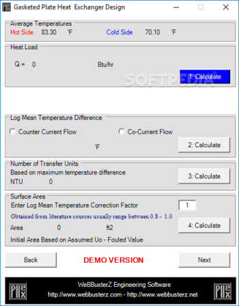 Gasketed Plate Heat Exchanger Design screenshot 7