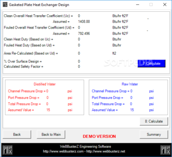 Gasketed Plate Heat Exchanger Design screenshot 9