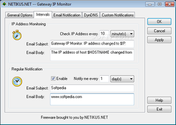 Gateway IP Monitor screenshot