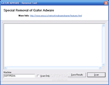 Gator Adware Removal Tool screenshot