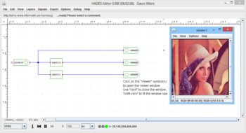 Gauss filters screenshot