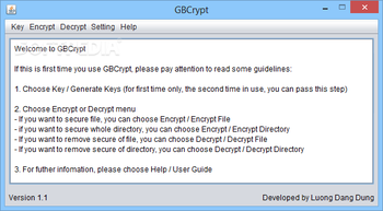 GBCrypt screenshot