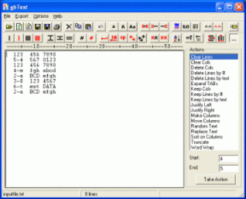 gbText screenshot