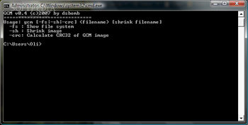 GCM screenshot