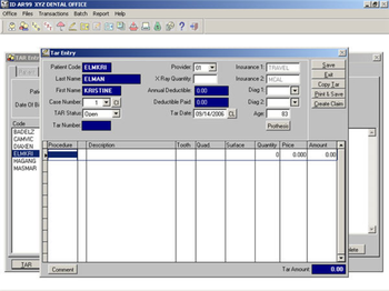 GCS DentOffice screenshot 2