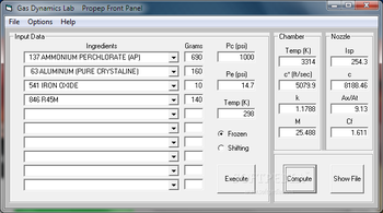 GDL Propep Front Panel screenshot