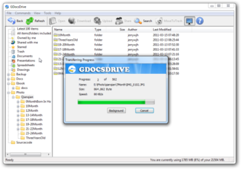 GDocsDrive screenshot