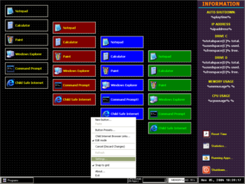 GDS Child Menu screenshot 2