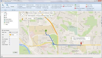 GDS Google Map WinForms Control screenshot 4