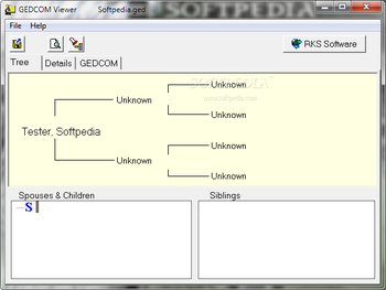 GEDCOM Viewer screenshot