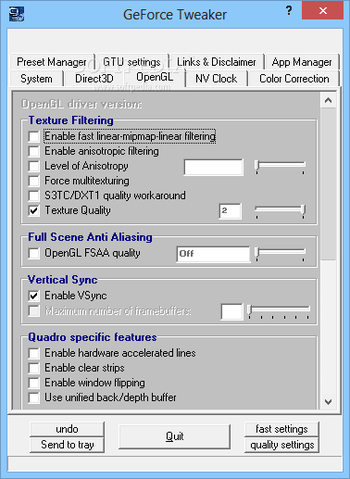 GeForce Tweaker screenshot 3