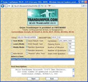 Gejos Trandumper screenshot