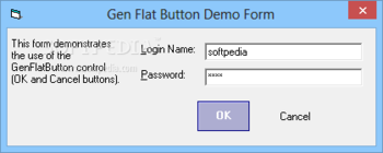 Gen Flat Button screenshot