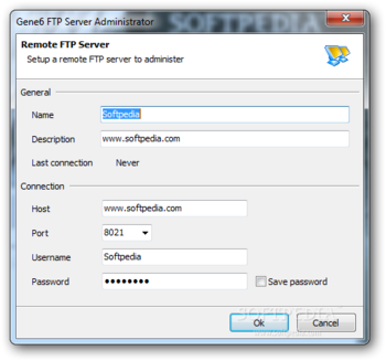 Gene6 FTP Server screenshot 4