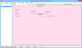 Genealogica Grafica screenshot