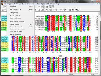 GeneDoc screenshot 2