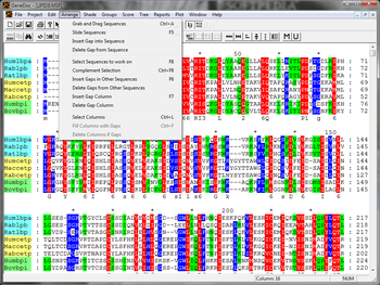 GeneDoc screenshot 3