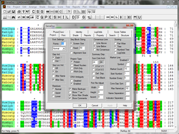 GeneDoc screenshot 6