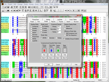 GeneDoc screenshot 7