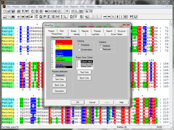 GeneDoc screenshot 8