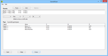 GeneMixer screenshot
