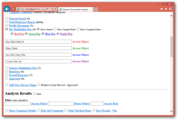 General Document Analysis screenshot 2