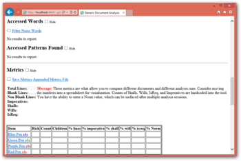 General Document Analysis screenshot 3