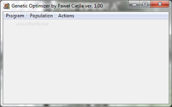 Genetic Optimizer screenshot