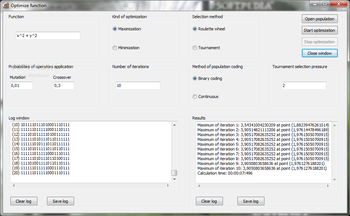Genetic Optimizer screenshot 3