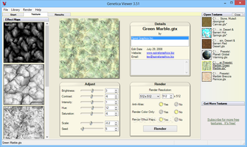 Genetica Viewer screenshot 2