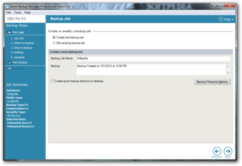 Genie Backup Manager Pro screenshot 2