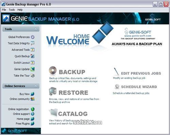 Genie Backup Manager Professional screenshot 2