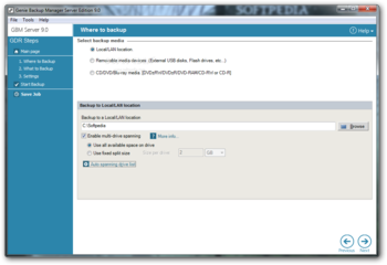 Genie Backup Manager Server Edition screenshot 7