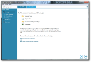 Genie Backup Manager Server Edition screenshot 8