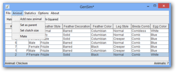 GenSim screenshot 2