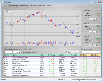 GenStocks screenshot