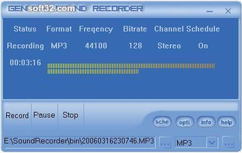Genuine Sound Recorder screenshot